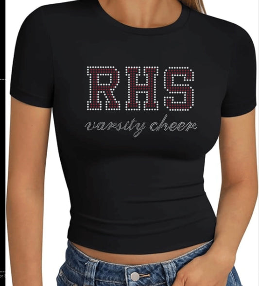Rhinestone Fitted tee